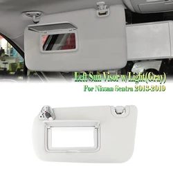Sun Visor Shade For NISSAN SENTRA 2013-2019 Left Hand Drive Black/Gray Front Interior Sunvisor Sunshade Blind With/Without Lamp
