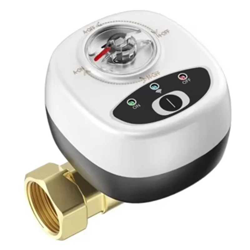 ABJF-2X Inteligentny sterownik zaworu Zigbee Ewelink Zawór kulowy Zdalne sterowanie przez aplikację IP65 Wodoodporny zawór wodny Współpracuje z Alexa, DN15