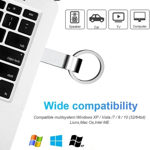 Imagen 2 del producto Zsuit 10 unids/lote PenDrive de Metal 64GB unidad Flash USB 32G USB 3,0/2,0 Stick 16GB logotipo gratis capacidad Real memoria Flash palos