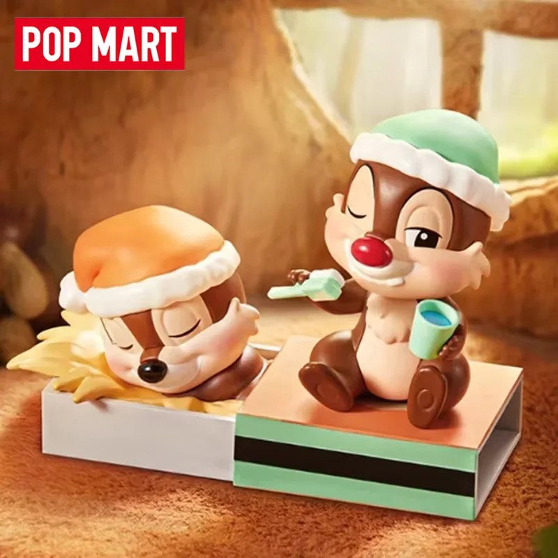 

POP MART Disney Kiki and Titi Brothers Series слепая коробка Guess Bag украшение для рабочего стола слепая сумка игрушки аниме фигурка милая модель подарок