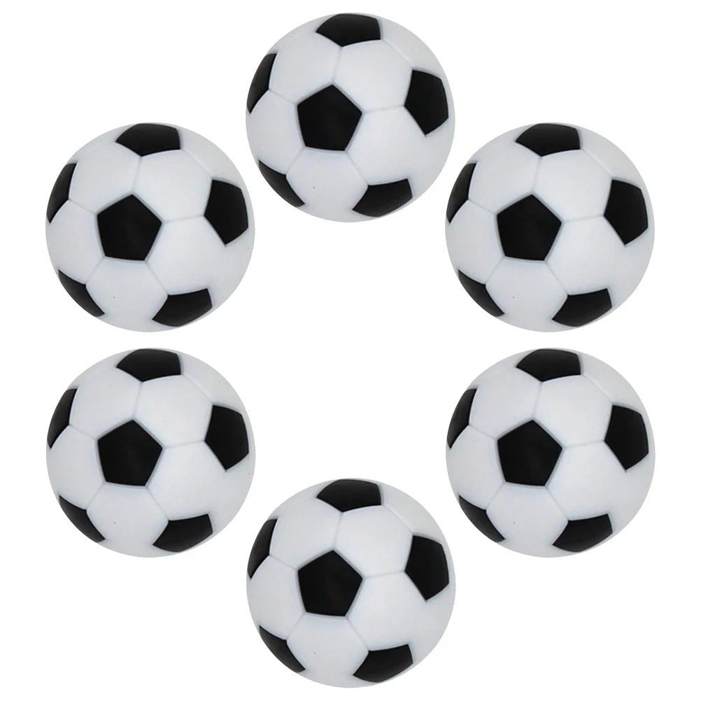 

6 Pcs Foosball Desktop Soccer Accessories Mini Replaceable Balls Adult Replacement The Hips Game Supplies Man Table