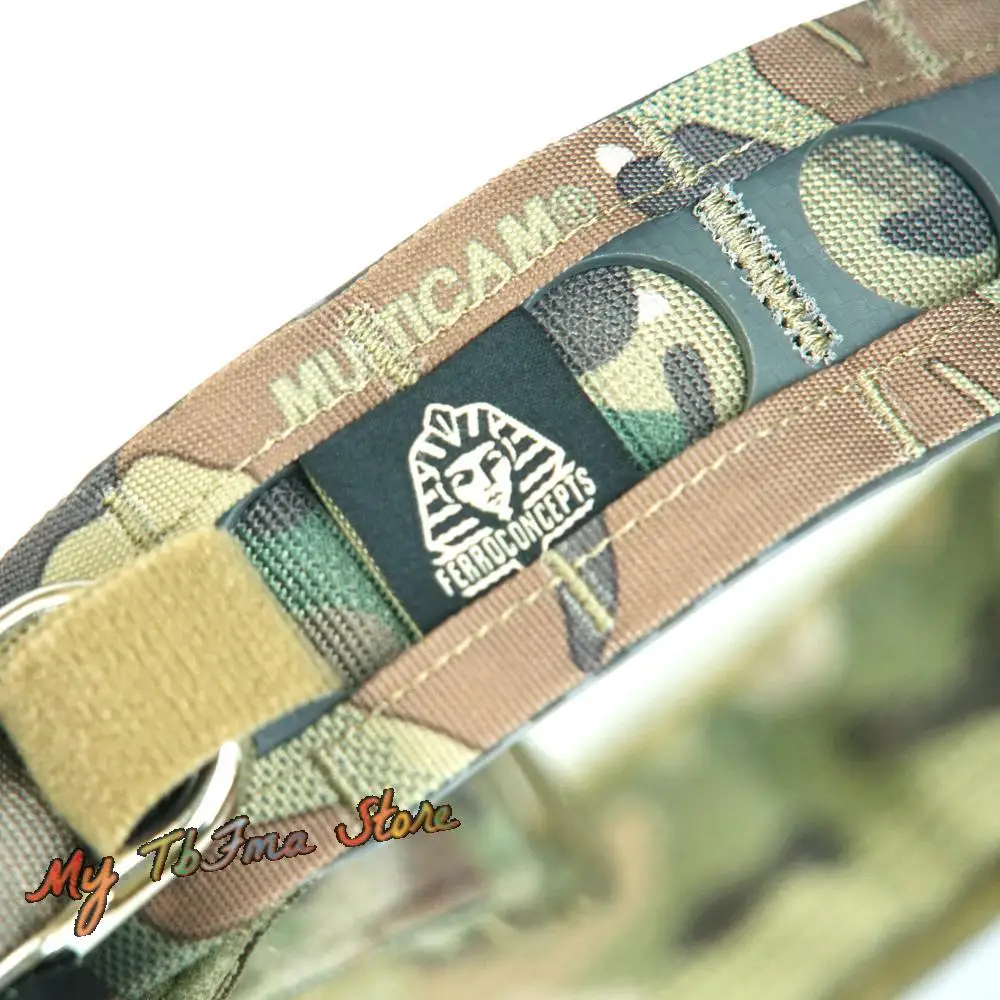 Tactical Ferro Concept Style Belt Bison Shape Waist Seal Quick Release Double Buckle Inside and Outside Waistband