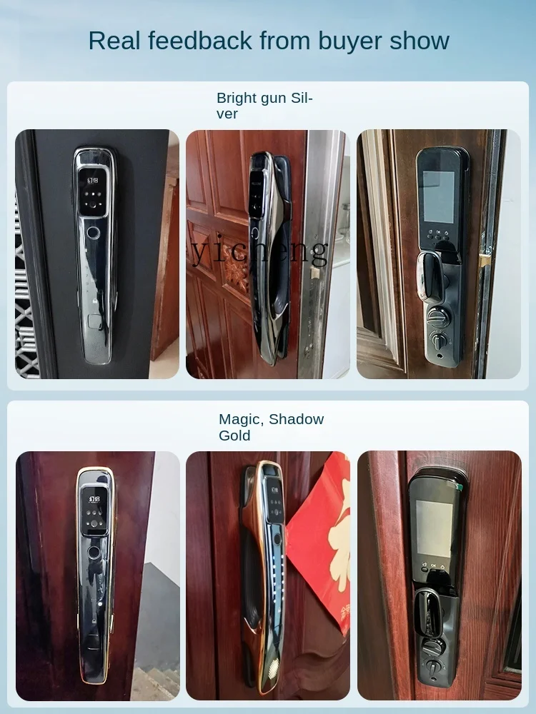 ZK Fingerprint Lock Household Electronic Lock Household Anti-Theft Door Password Lock Automatic