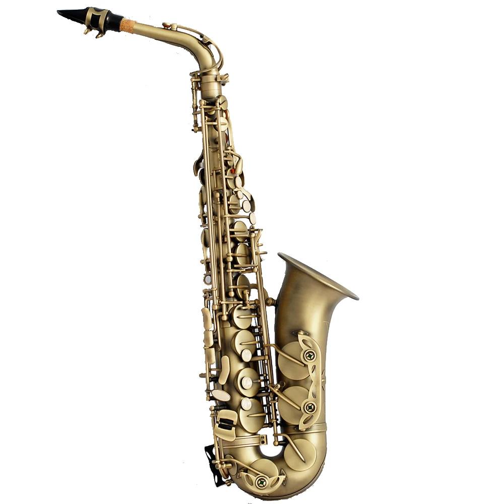 

OEM Alto saxophone Bronze color archaize alto eb saxophone