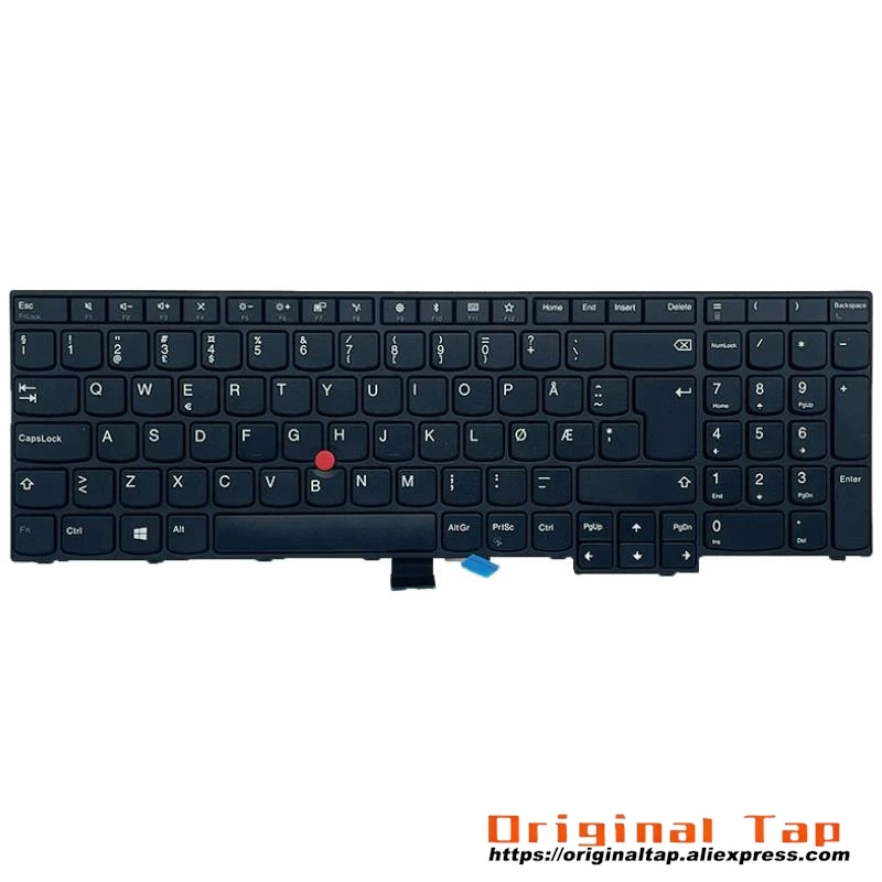 NO Norwegian Keyboard for Lenovo Thinkpad E570 E570c E575 01AX140 01AX180 01AX220