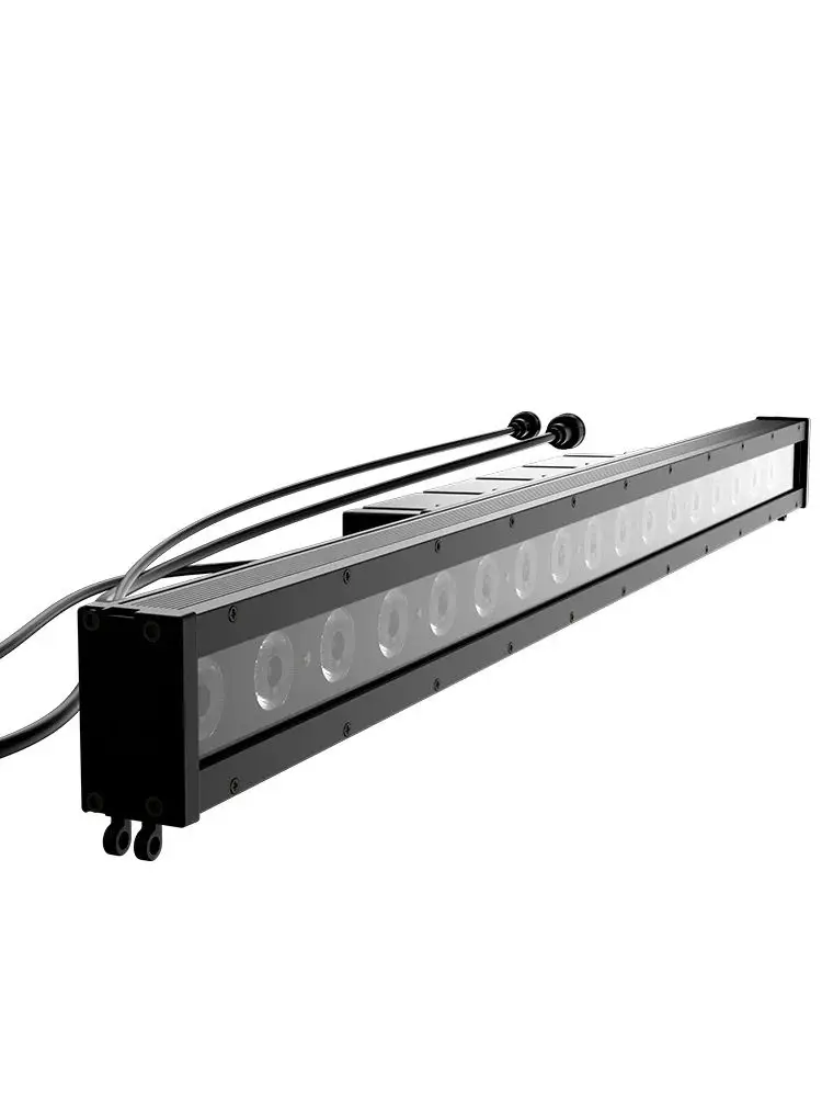 SHEHDS Wasserdichtes LED 18x10W RGBWA+UV&RGBWLAC 6in1 Wash-Wall-Light Geräuschloser Farbmischungseffekt für Theater, DJ, Hochzeit, Disco