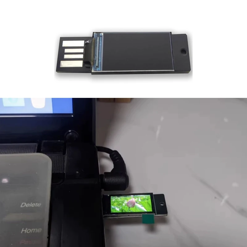 Mini DIY Display Screen USB Personalized DIY Clock Monitoring Electronic Photo Album Chassis Secondary Screen