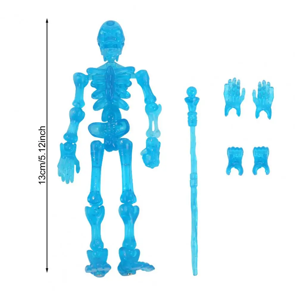 3D Printing Simulation Skeleton Man Toy Joints Movable Version Dummy Figure DIY Assembling Model Creative Ornaments Gifts