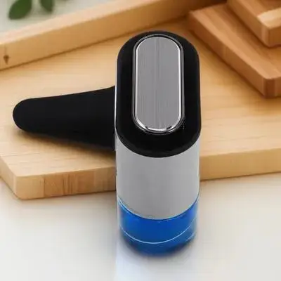 

Aluminum Alloy Car Air Freshener Black Ice Scented Diffuser USB Plug in Aromatherapy Vent Clip Perfume Essential Oil Car