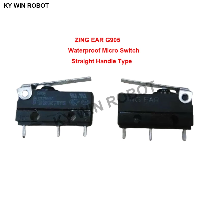 

1pcs/lots Taiwan ZING EAR G905 waterproof microswitch straight handle type can replace ABS ZIPPY SW