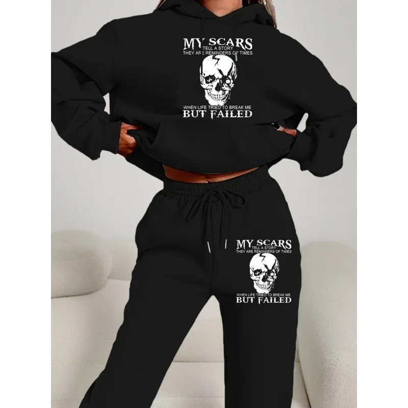 

2025 Новый женский комплект из толстовки и брюк с капюшоном, 3D-печатью, включая шляпу и повседневную рубашку с длинными рукавами