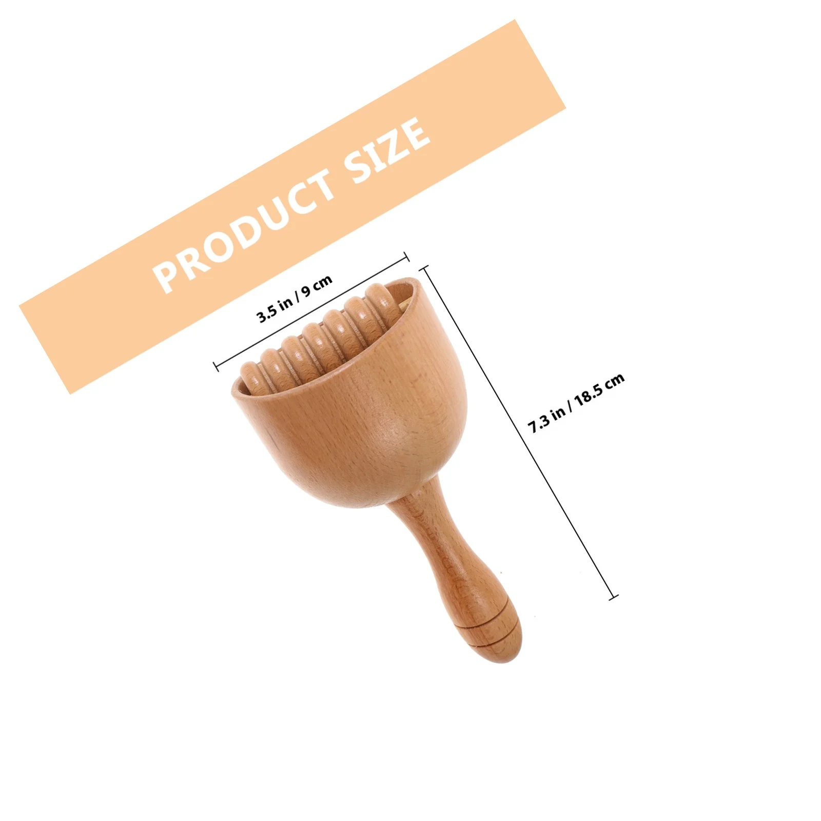 قطعتان من كوب التدليك الخشبي المحمول، أداة تدليك الجسم، كوب دوار للعضلات الظهر لتخفيف الآلام والدورة الدموية #6