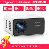 ThundeaL Portable Full HD Projector TD85W TD85SE Beam Projector Android WiFi Home Theater Mini Projector TD85 2K 4K Video Movie
