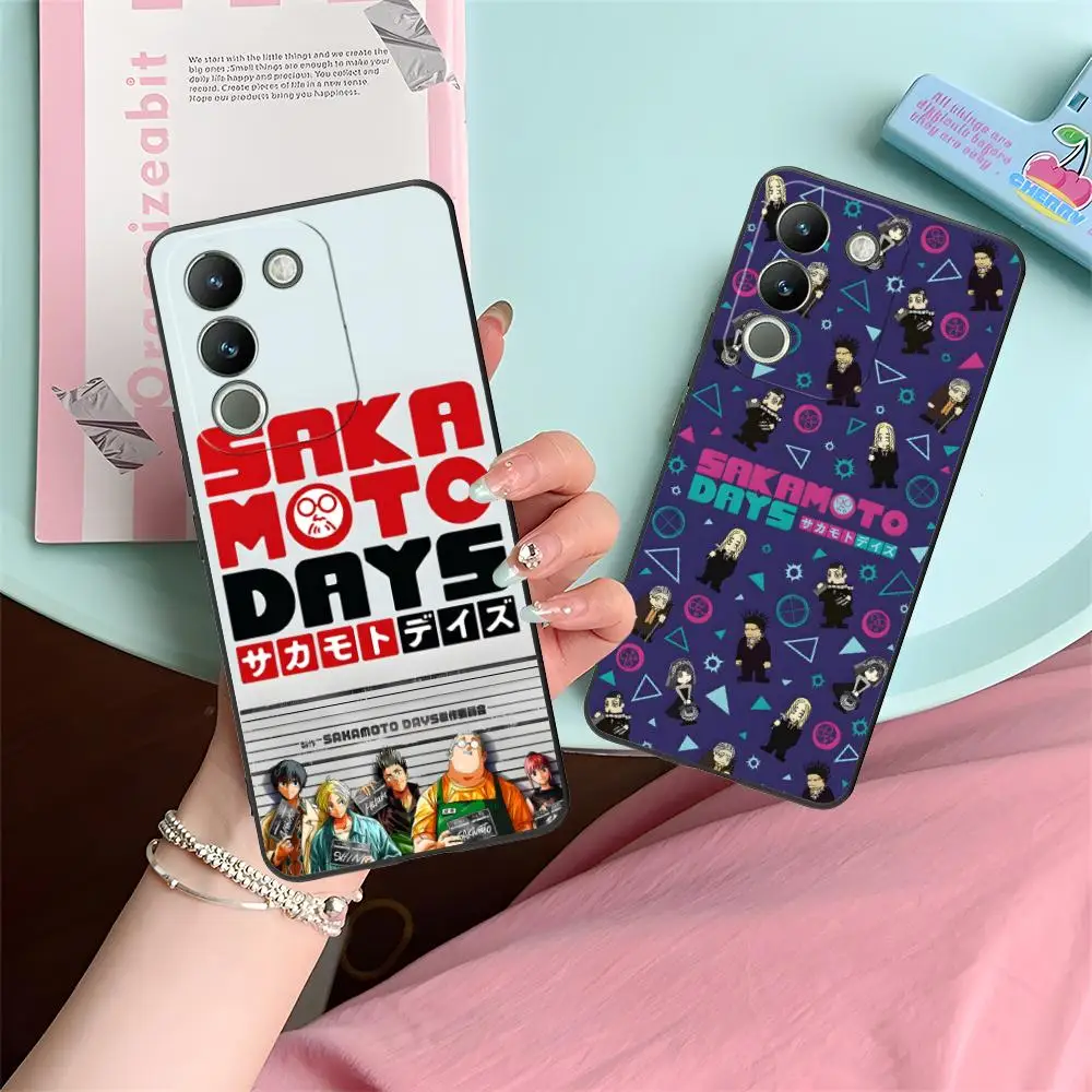

Чехол для мобильного телефона Sakamoto Days для VIVO V60 V50 V40 V30 V29 V27 V25 V23 Pro Lite 5G с цветным принтом, чехол для мобильных телефонов