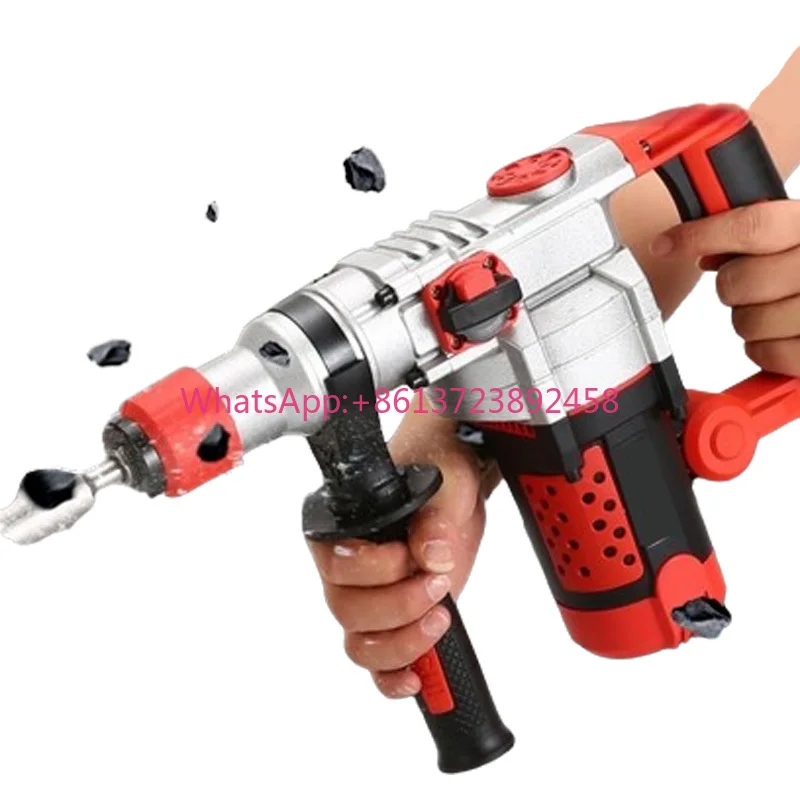Multi-function Impact Drill Household Electric Hammer and Pickaxe Copper Core Motor Industrial Grade Electric Hammer 220V
