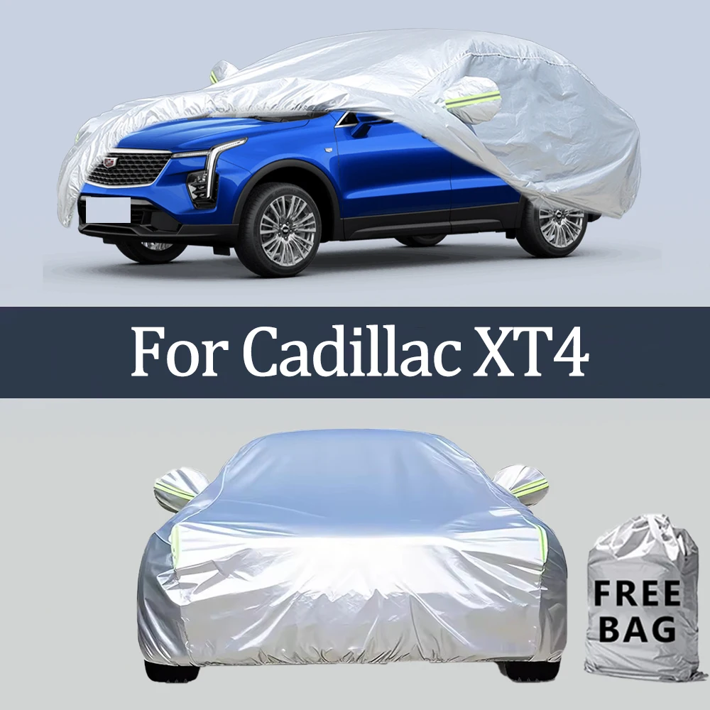 

For Cadillac XT4 Car Cover Outdoor Protection Covers Snow Sunshade Waterproof Dustproof Exterior UV Car Accessories