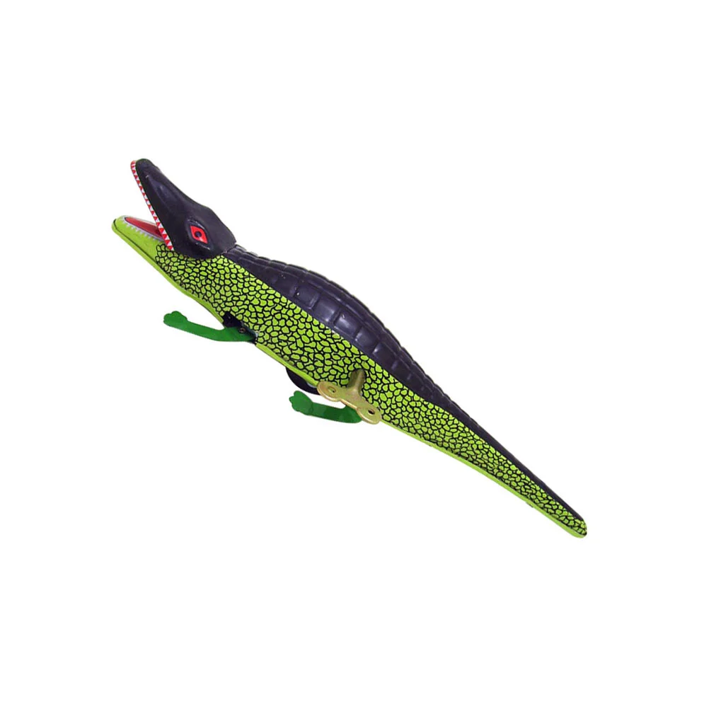 Toy Children Enlightening Alligator Model Early Education Table Ornament Clockwork Aldult Cognition