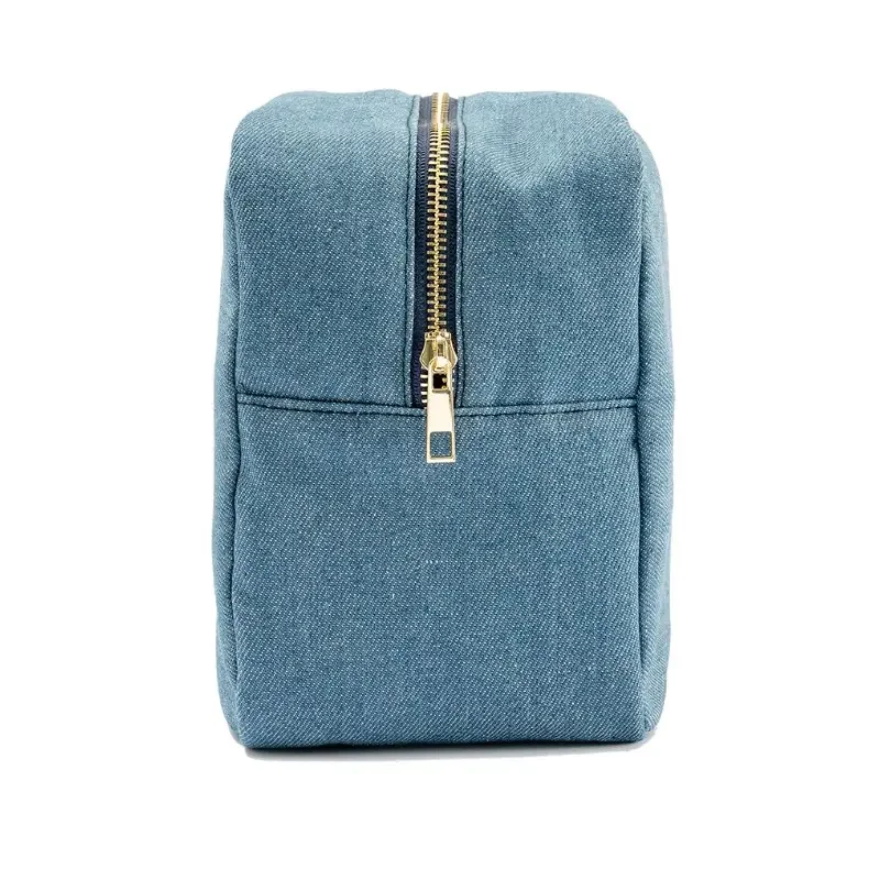 Jean Bags Stationery Storage Bag Blue Casual Denim Ladies Cosmetic Bag Travel Personality Pouch