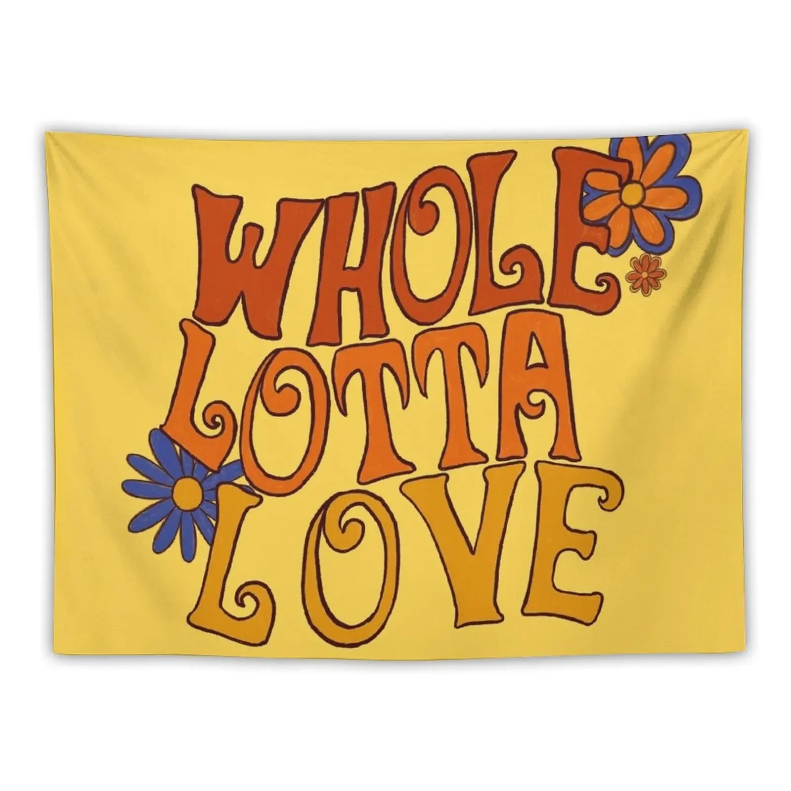 Whole lotta love Tapestry Wall Art Living Room Decoration Hanging Wall Tapestry