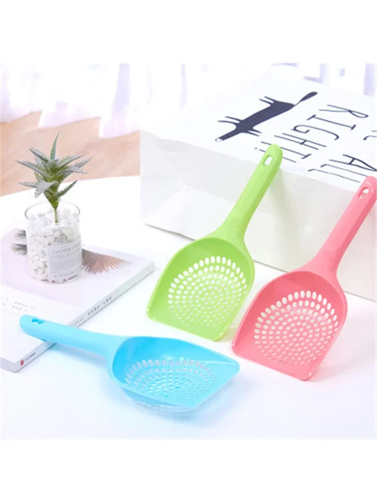 Durable Thick Cat Litter Shovel Cat Scoop Shovel Waste Tray Pet Cleaning Tool Plastic Cat Sand Toilet Cleaner Spoons