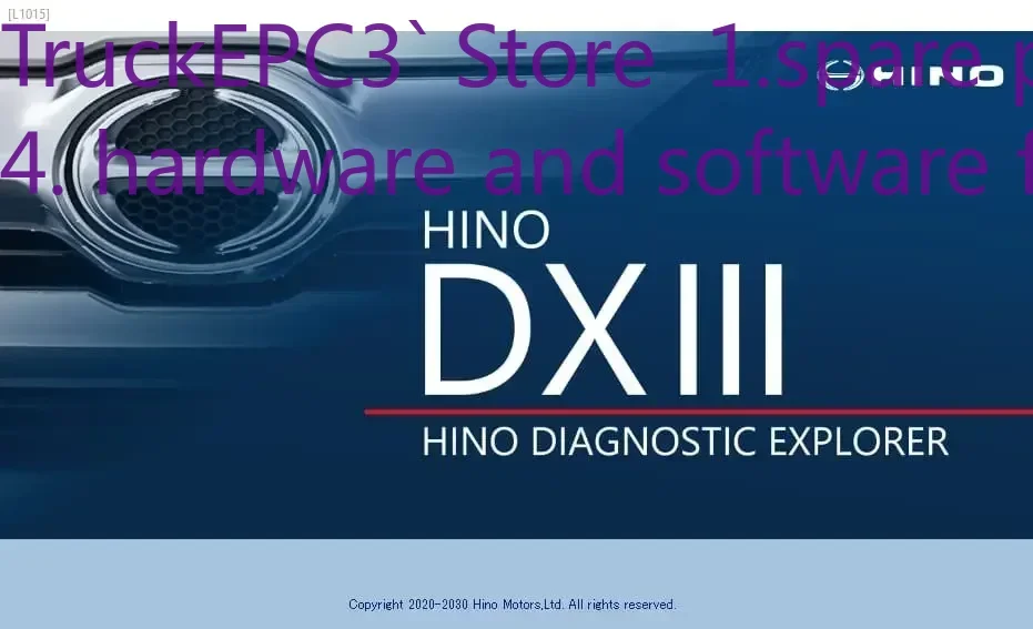 

TruckEPC3 Hino Diagnostic EXplorer 3 — Hino DX3 V1.25.6 [2025]+keygen+Troubleshooting Database 06.2025