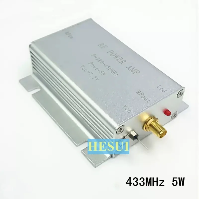 433MHz 5W RF Range Extender Module Microwave RF Power Amplifier Module Board with CNC cavity