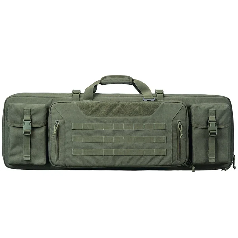 

Outdoor tactical gun bag Large capacity double-layer wear-resistant military fan portable gun bag Real CS field combat bag