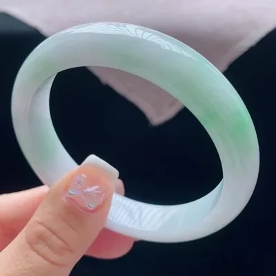 

Natural Myanmar Jade Jade 54mm-62mm bracelet Princess jewelry bracelet send mom send girlfriend gift