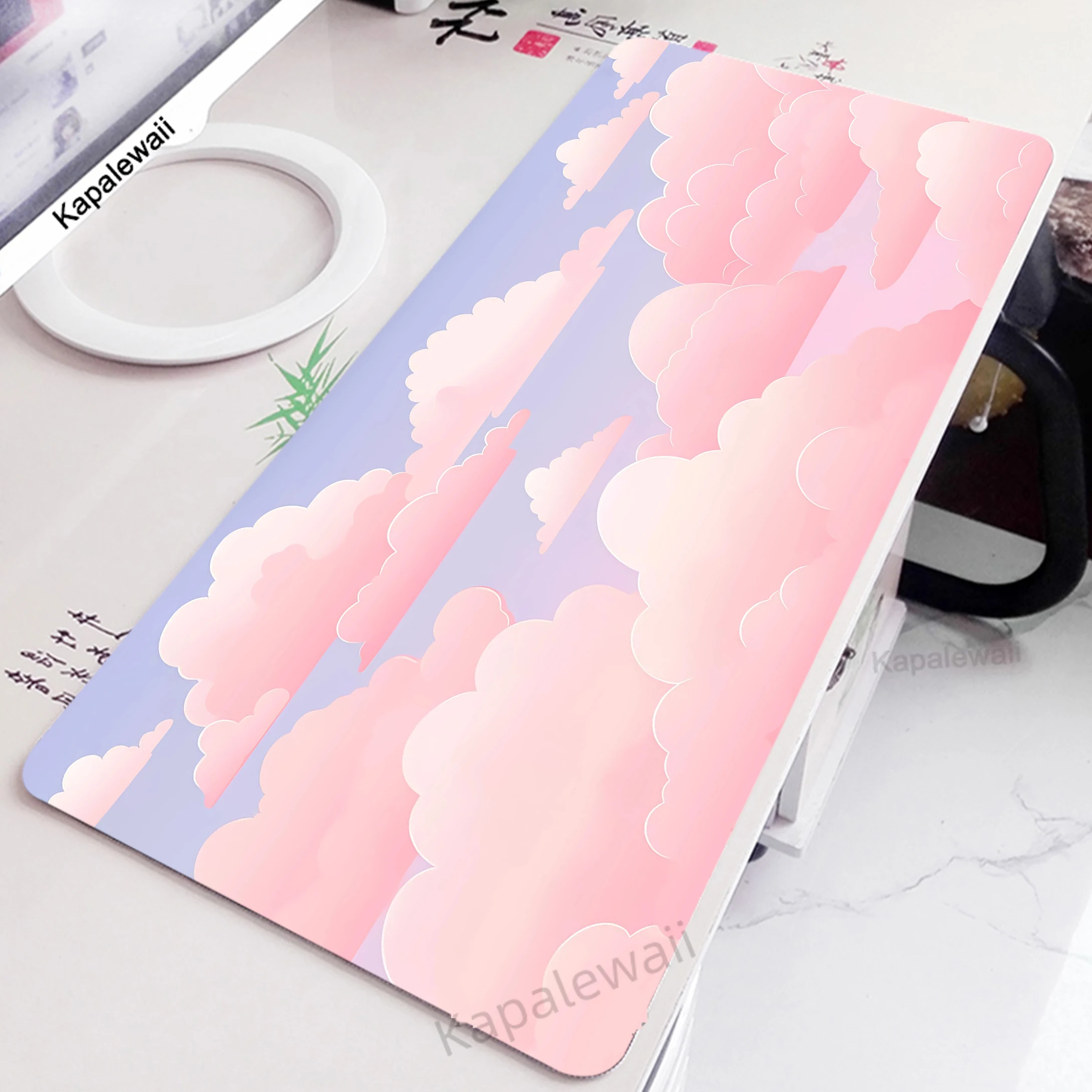 

Extended Mouse Pad Office Cloud Art HD Print Mousepad Gaming Speed Keyboard Pads Table Carpet Computer Gamer Desk Mat 900x400mm