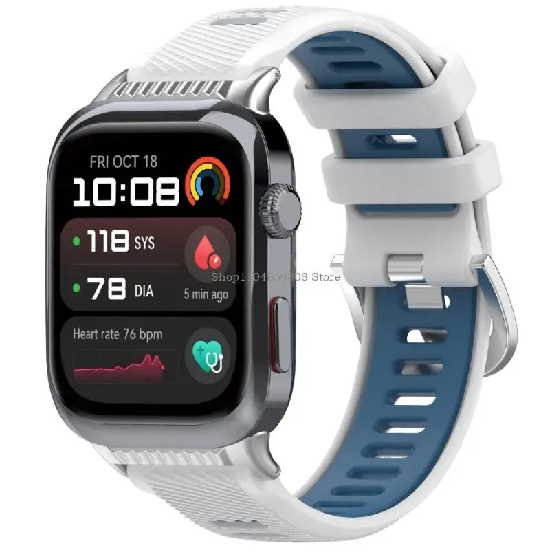 أحزمة سيليكونية أنيقة من النغمة مريحة سيليكون Watchban لمشاهدة بديل مثالي للعصابات المفقودة أو التالفة