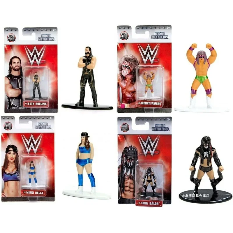 Original Wrestler Alloy Figure WWER  Nano Metalfigs Ornaments Accessories Tabletop Decoration Children Present