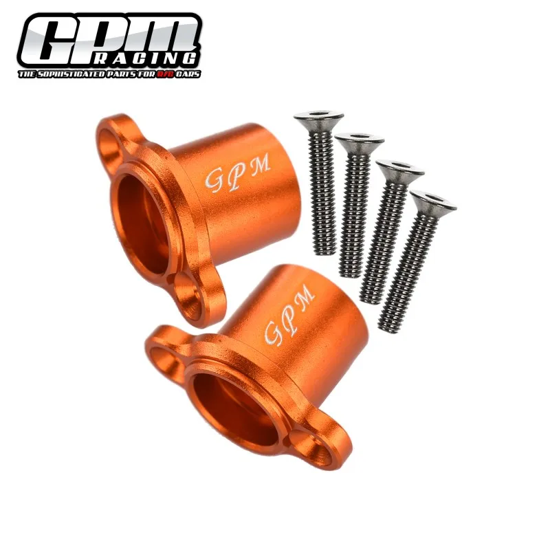Адаптеры задней оси GPM Alloy для LOSI 1/10 Baja Rey 1.0 Hammer U4 Rock (модели LOS03008 LOS03009)