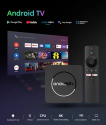 Gorący inteligentny TV, pudełko Android13 Allwinner H313 2GB 16GB Dual 2G 5G Wifi BT5.2 4K odtwarzacz multimedialny Android Set Top Box Q1 VS HOT tv amazon