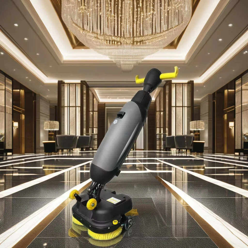 Customized Handheld Portable Steel Floor Scrubber Dryer Blade Instant Cleaning Industrial Grade Walk Behind Floor Scrubber
