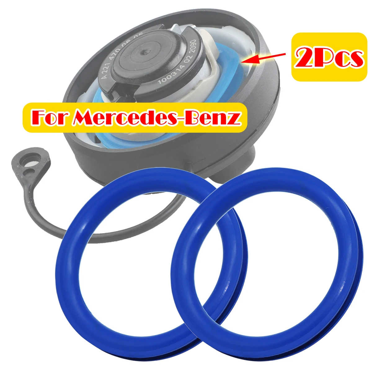 Tank O-Ring Seal - 2 joints d'étanchéité en caoutchouc en