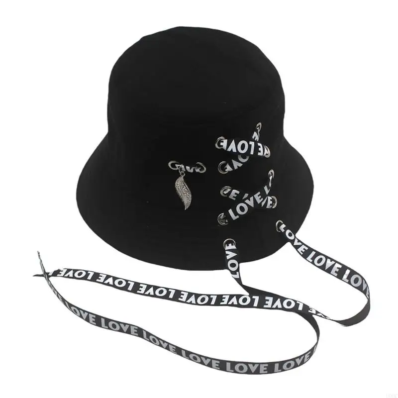 Стильная ленточная детализация ковша дышащая хлопок регулируем