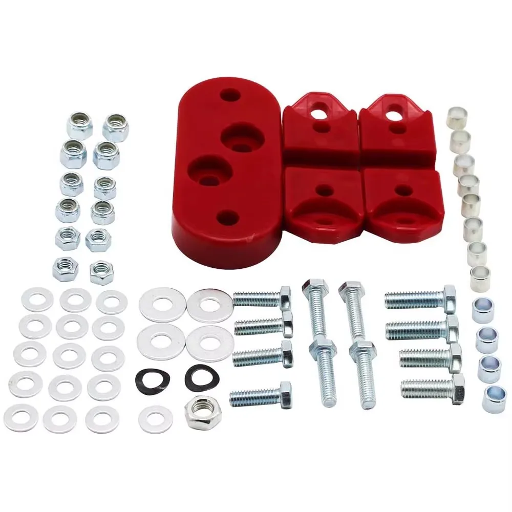 beetle type 1 fusca maggiolino escarabajo Urethane Red Motor Mount Transmission Mount Kit BUG GHIA bus