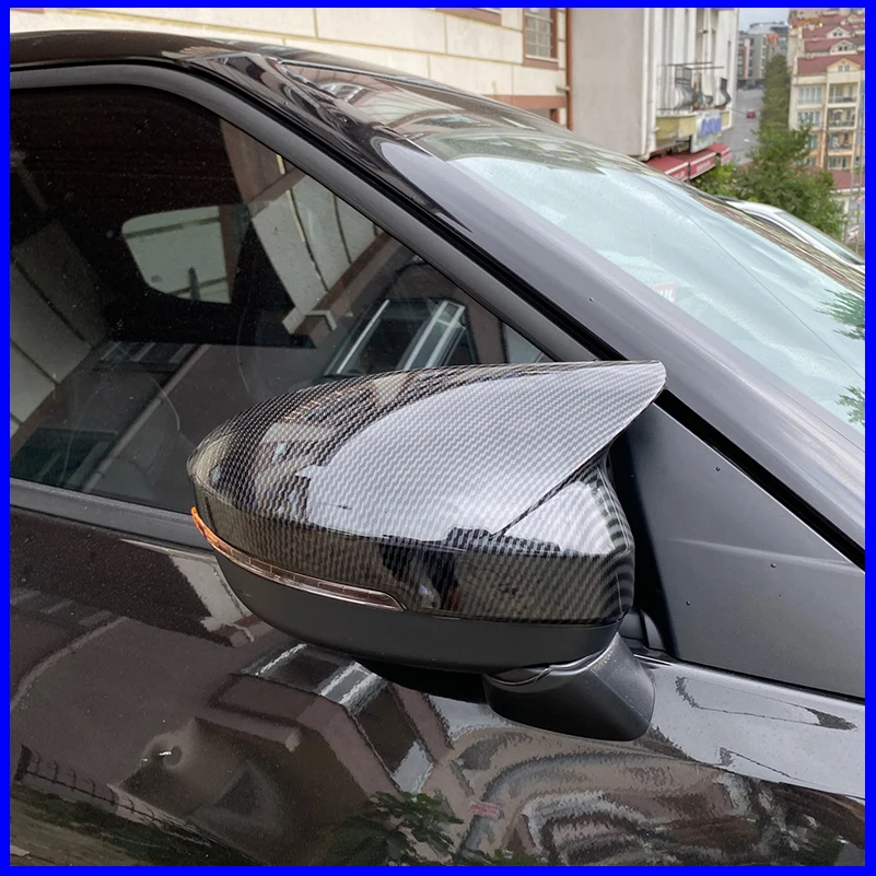 

Car Styling For Nissan Qashqai J12 2021-2022 Rearview Mirror Cover Trim with Horn Car Styling Accessory Auto Part Decorative Sty