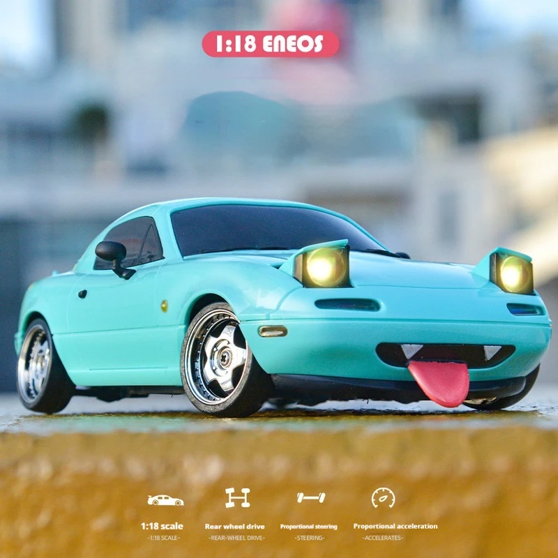 Ldrc Ld1804 Drift Car 1/18 Model 2.4g 2wd Esp Gyroscope Led Lights Full Scale Controlled Model Children'S Remote Control Toys