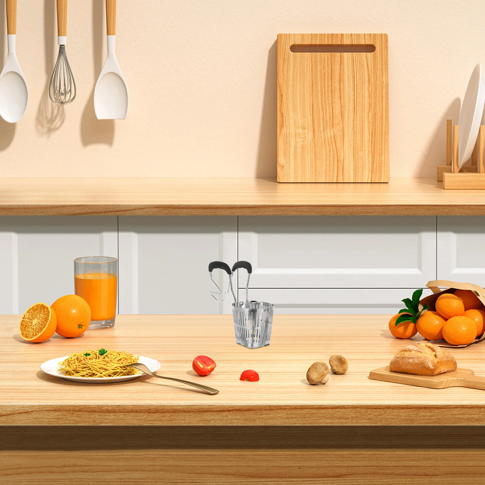 Colino a Rete in Acciaio Inox per Pentola, Ideale per Hot Pot, Pasta, Noodle e Ravioli