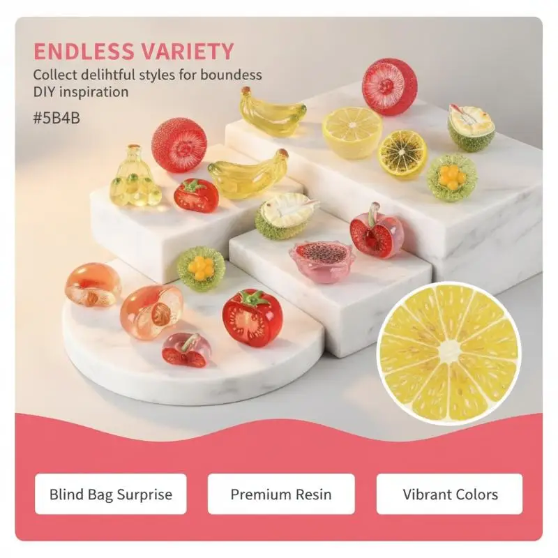 Transparent Fancy Fruit DIY Decoration Accessories 10PCS Half Cut Lemon Bayberry for Outdoor Garden Party Wreath Decor