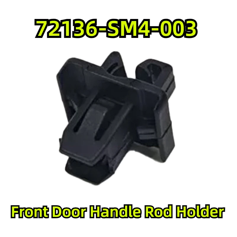 

Car 4mm Front Door Handle Rod Holder 72136SM4003 For Acura MDX 2003 2004 2005 2006 Black Auto Control Rod Holder Accessories