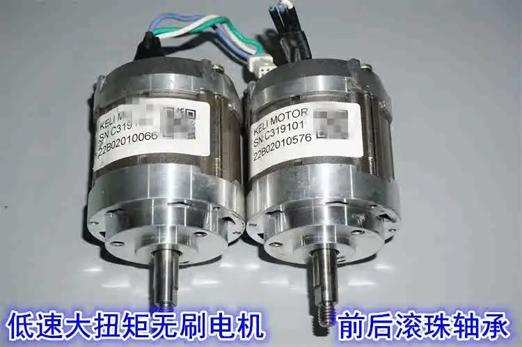 12V-24V High torque Neodymium Strong Magnetic Brushless Motor with a 52mm diameter Inner rotor Hall free Brushless Power Motor