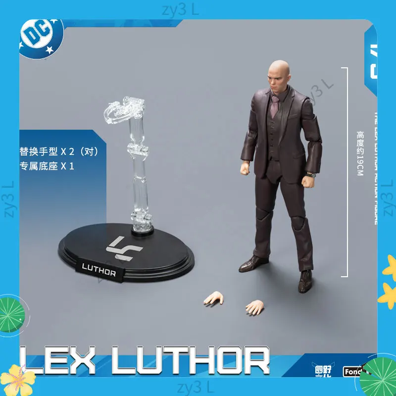 

Genuine 2025 New Fondjoy Dc Movie Lex Luthor Action Figure Model Collect Desktop Decorations Toy Boy Birthday Gift