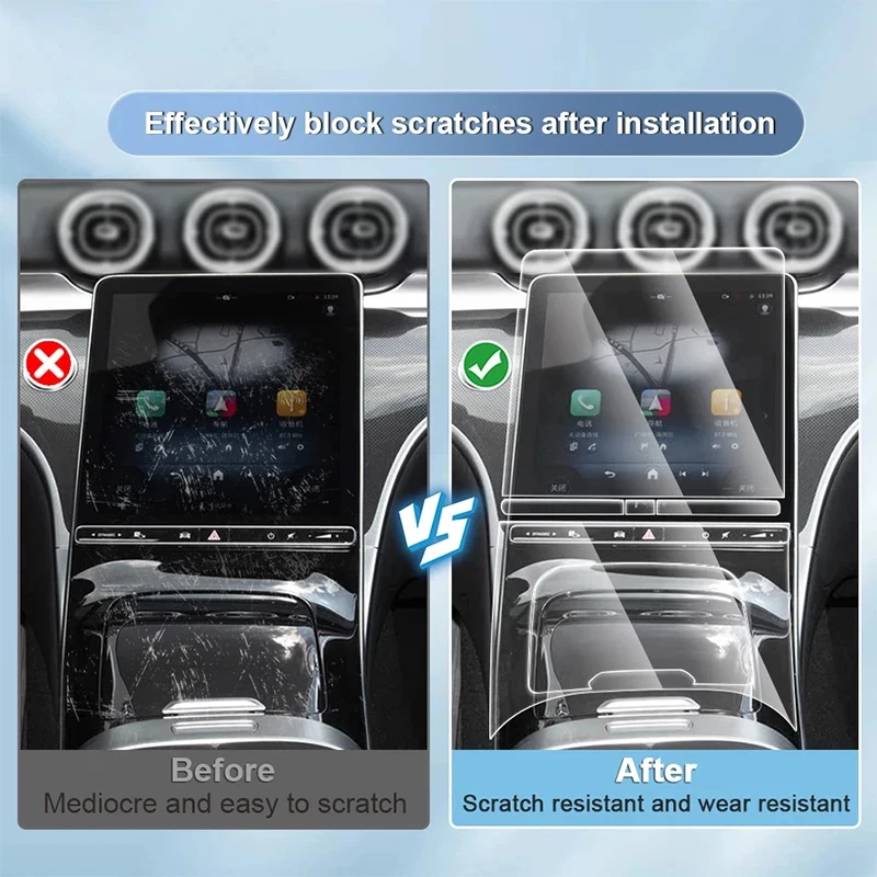 For BMW F40 Series 1 2019-2023 Car Interior Matte Screen Protective Film Console GPS Navigation LCD Screene TPU Anti-scratch PPF