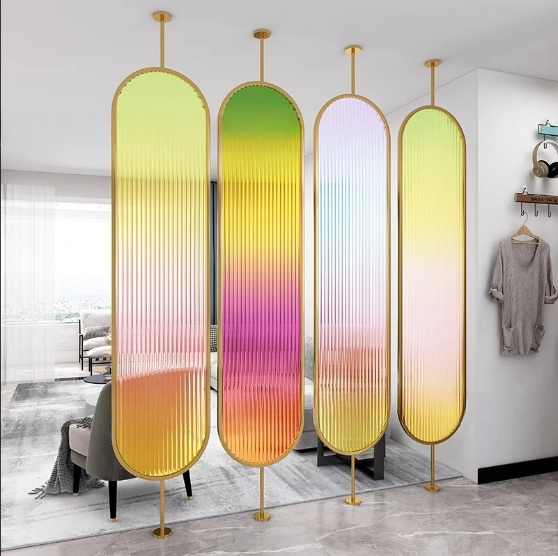 Simple tempered Changhong glass screen partition light luxury home can be customized color screen tempered glass