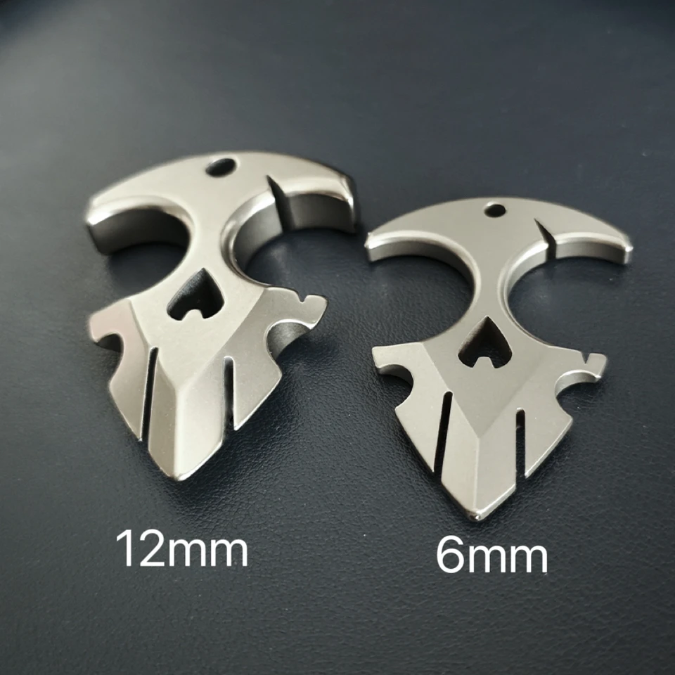 TC21 Titanium 12mm Multi Tool EDC Keychain