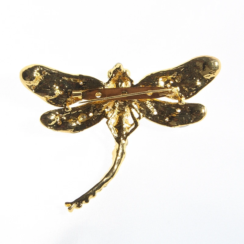 Fashion High Quality Large Vintage Dragonfly Brooches for Women Dress Scarf Brooch Pins Jewelry Accessories Gift