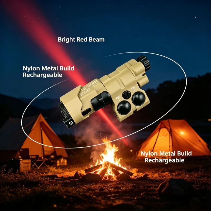 Field Sport Red Light Module 20mm 22mm Rail Fitting Nylon Metal Construction Accessory