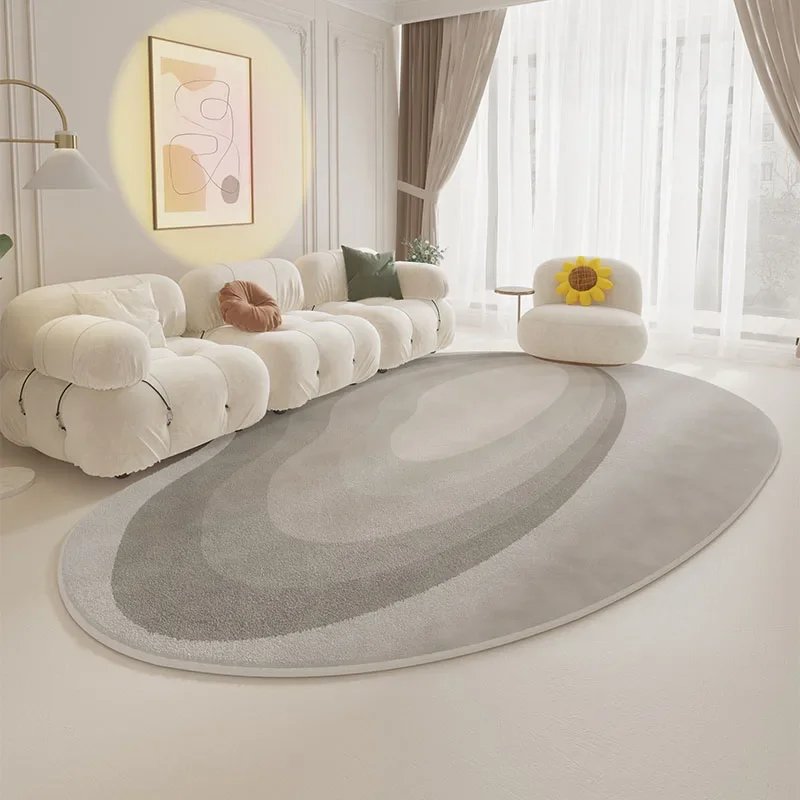 Cream Style Bedroom Decor Cloud Shape Carpet Irregular Fluffy Plush Rug Luxury Carpets for Living Room Home Soft Study Floor Mat